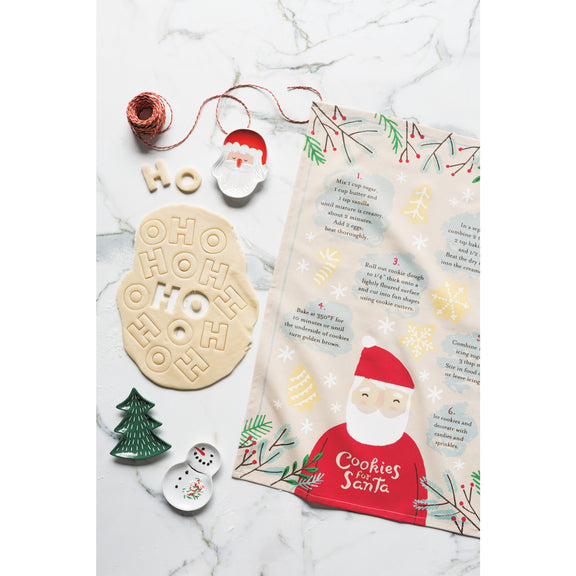 Cookies For Santa Tea Towel
