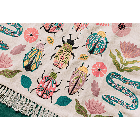 Amulet Embroidered Tea Towel