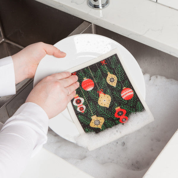 Swedish Dishcloth - Festive