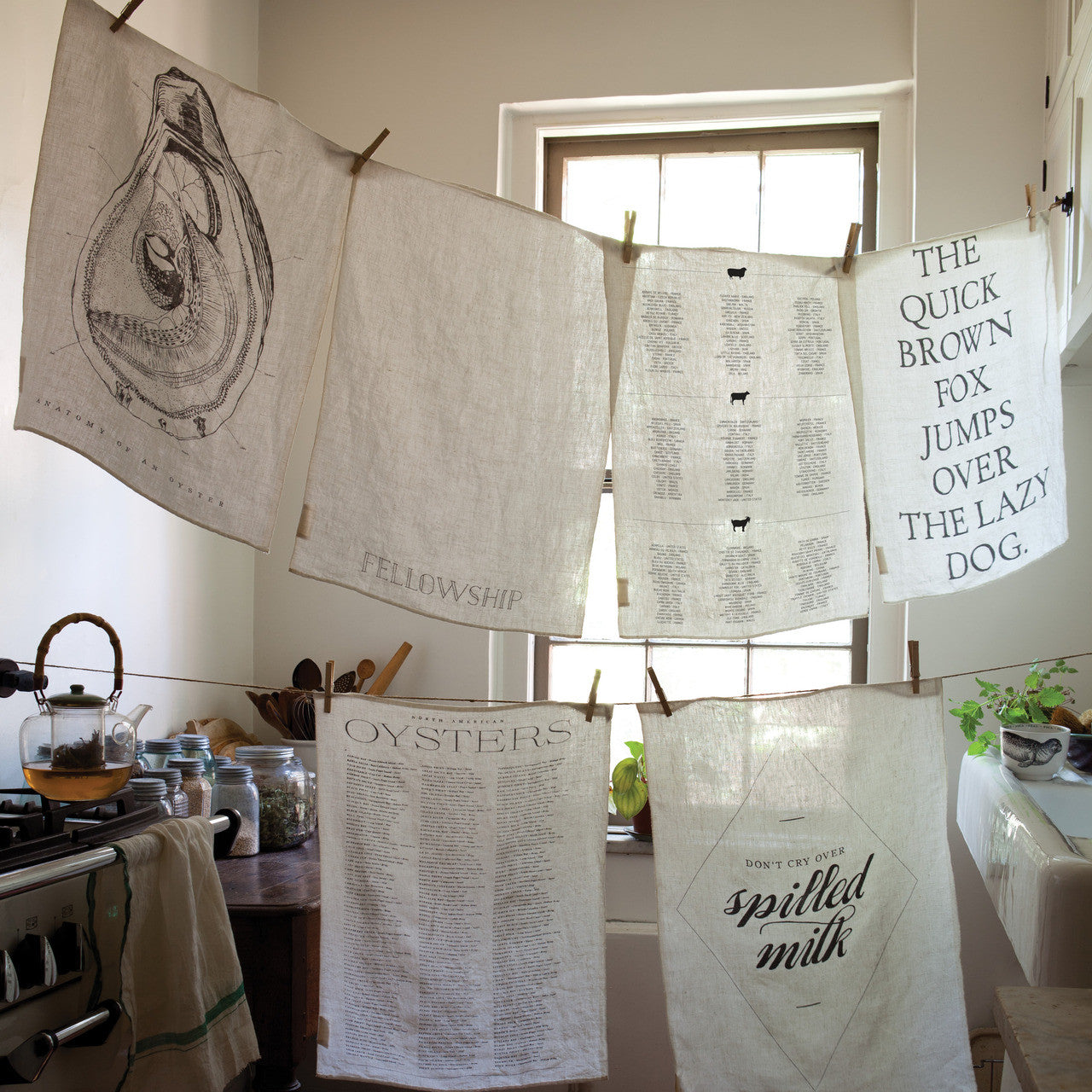 Tea Towel - Quick Brown Fox