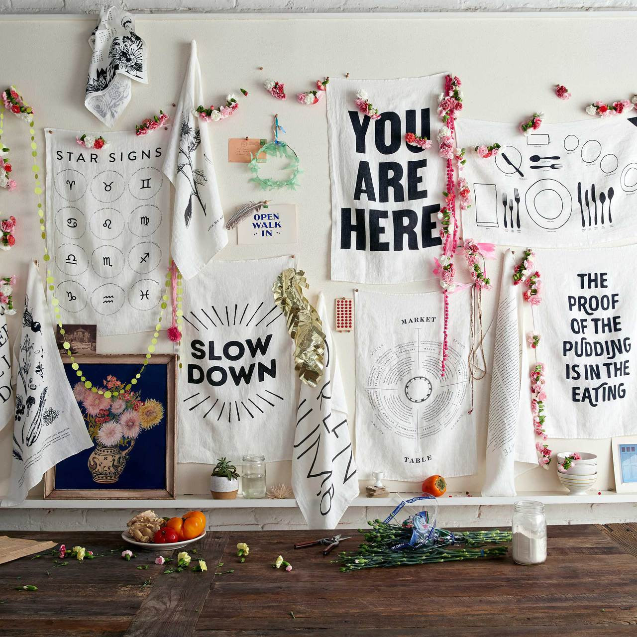Tea Towel - Slow Down