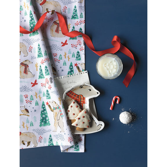 Winter Wilderland Tea Towel