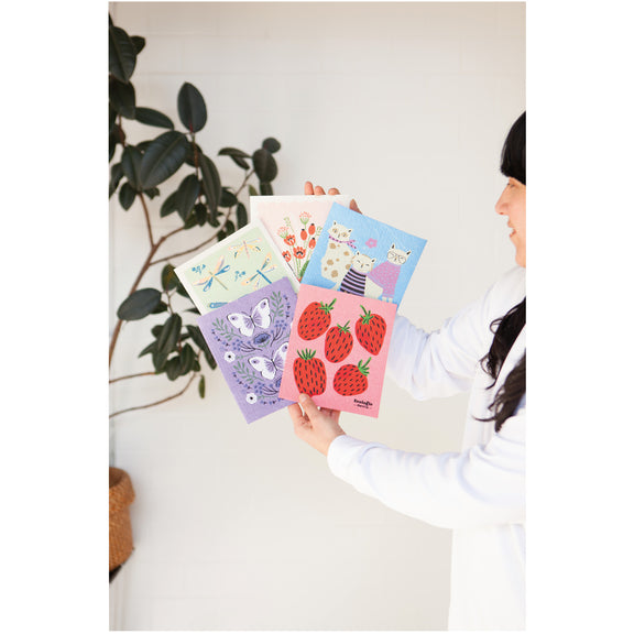 Swedish Dishcloth - Berry Sweet