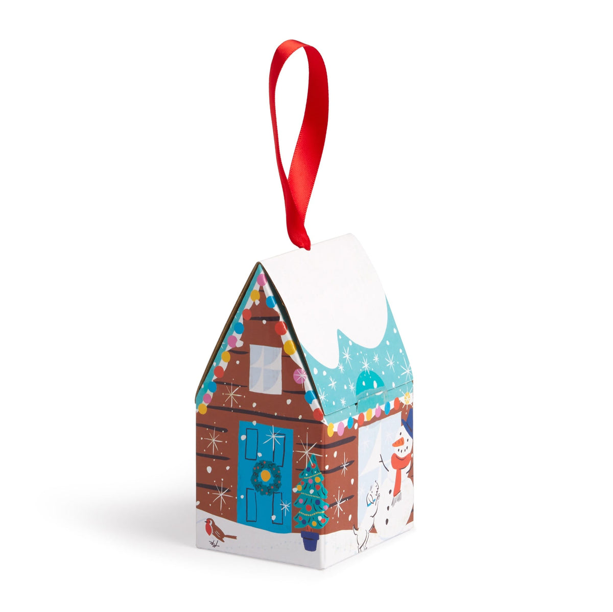 Winter Sledding Puzzle Ornament