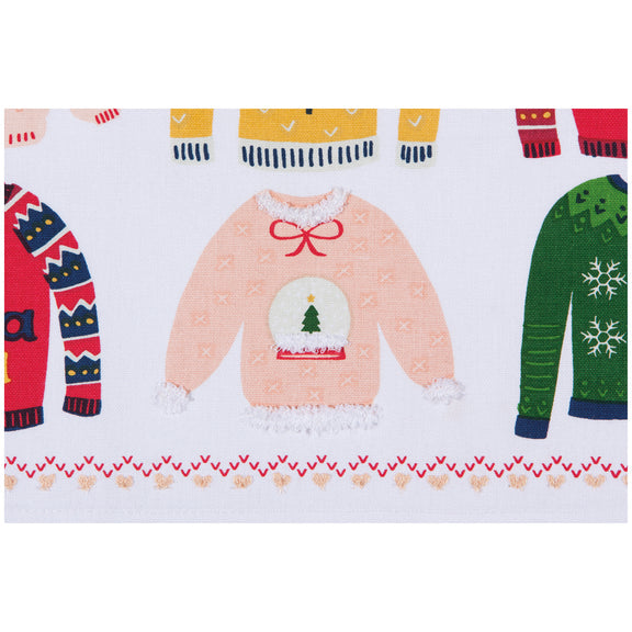 Ugly Christmas Sweater Decorative Tea Towel