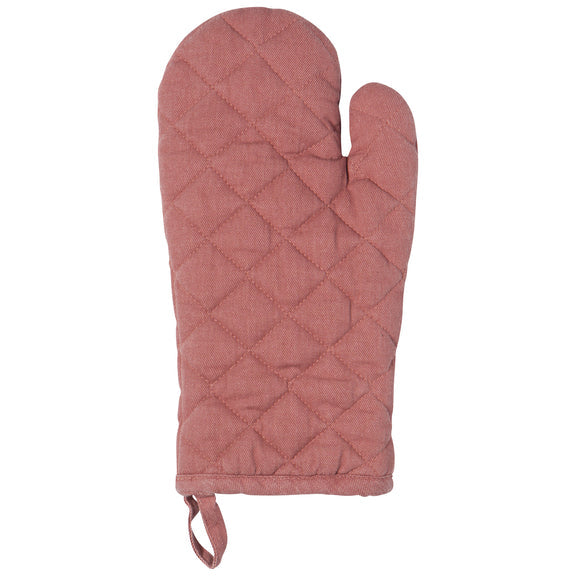 Pot Holder Oven Mitt Set - Canyon Rose