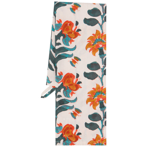 Marigold Block Tea Towel