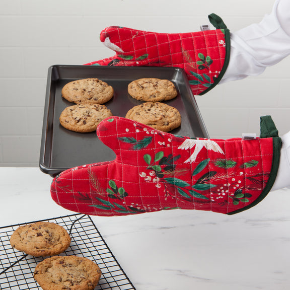 Pot Holder Oven Mitt Set - Winterbough