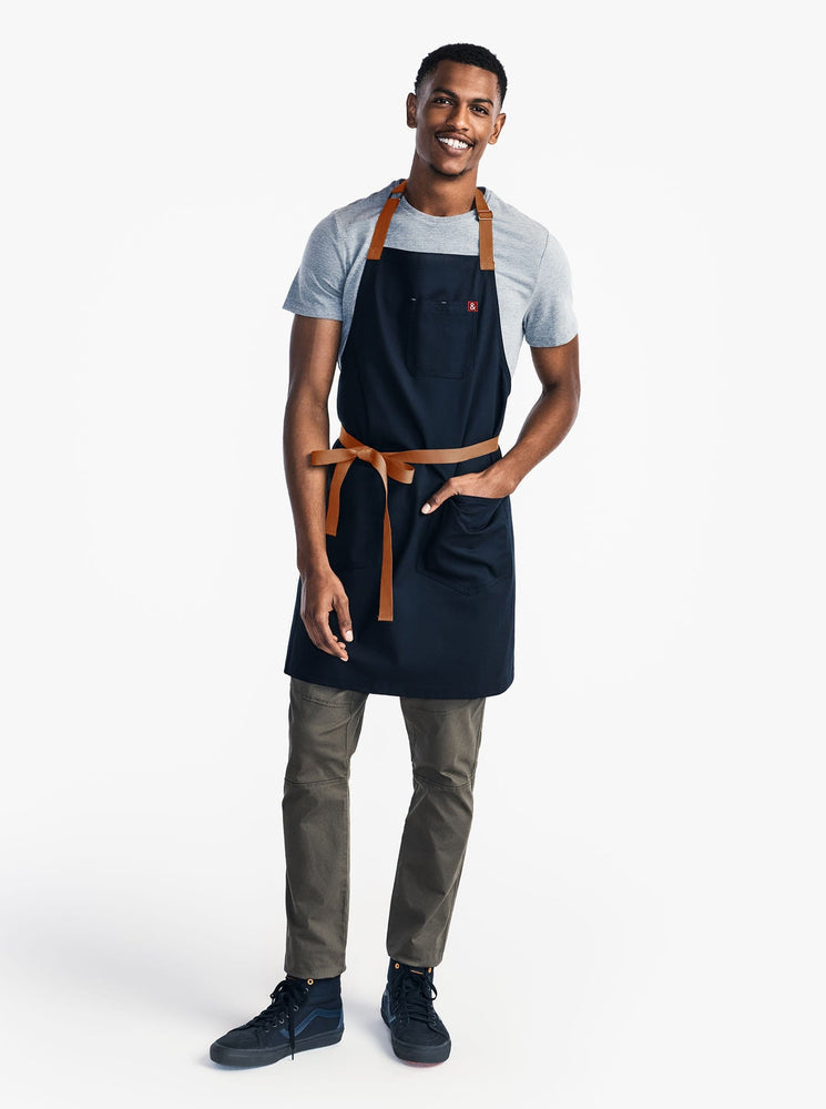 The Essential Apron - Midnight Cider Blue
