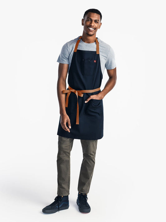 The Essential Apron - Midnight Cider Blue