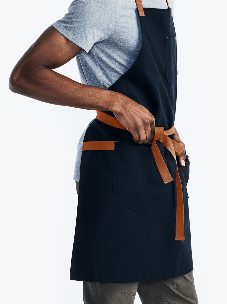The Essential Apron - Midnight Cider Blue