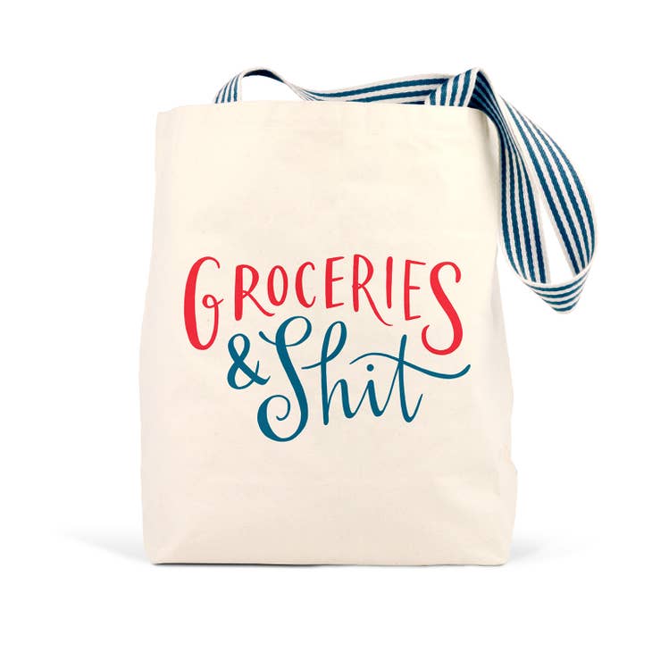 Groceries & Shit Tote Bag