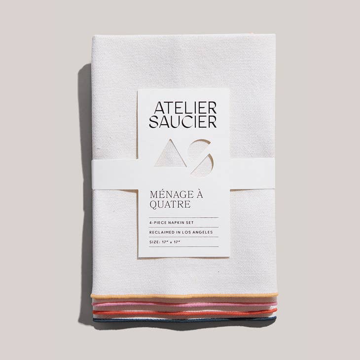 Rainbow Burlap Napkin