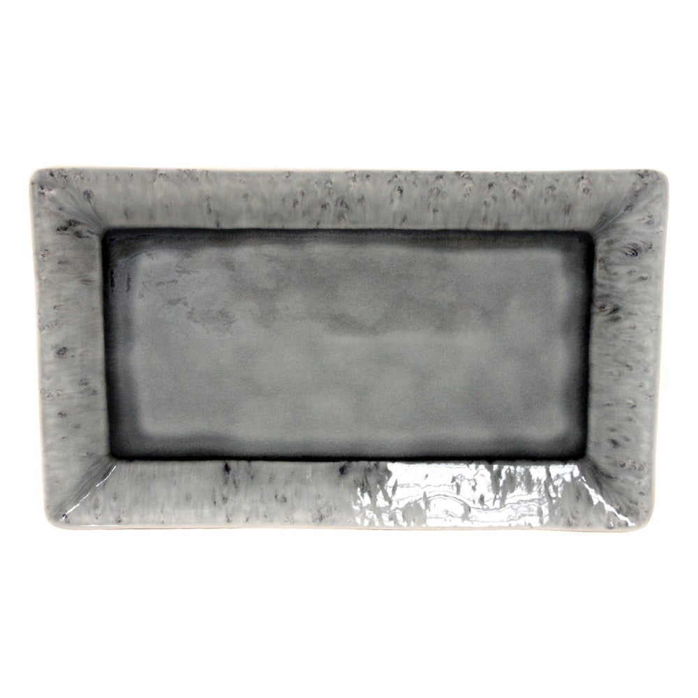 Madeira Large Rectangular Tray - Grey