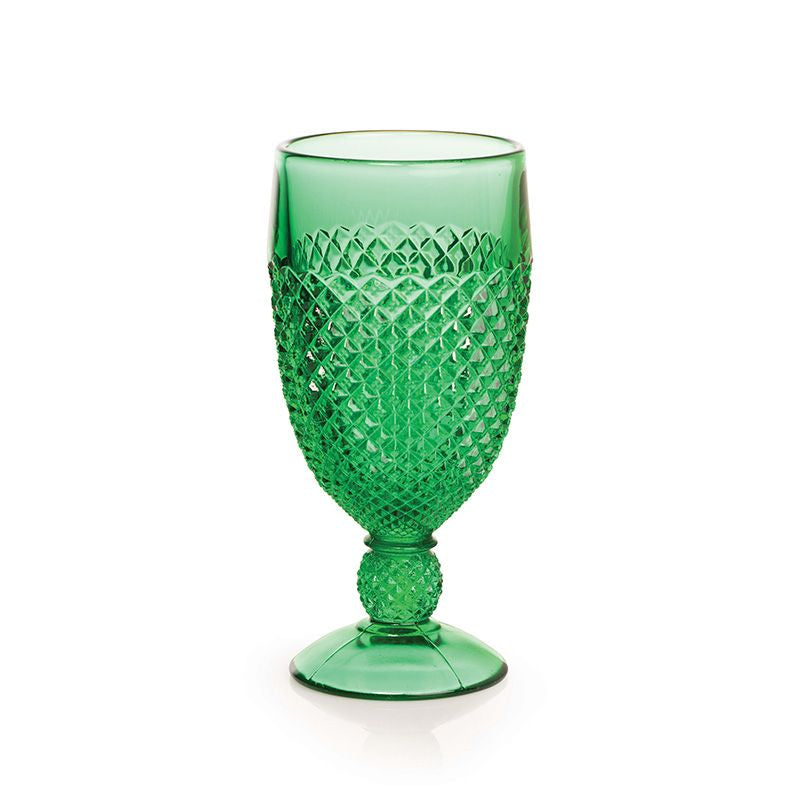 Addison Goblet - Emerald