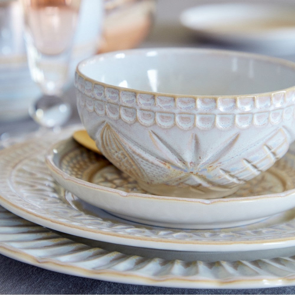 Cristal Fruit Bowl Set - Nacar