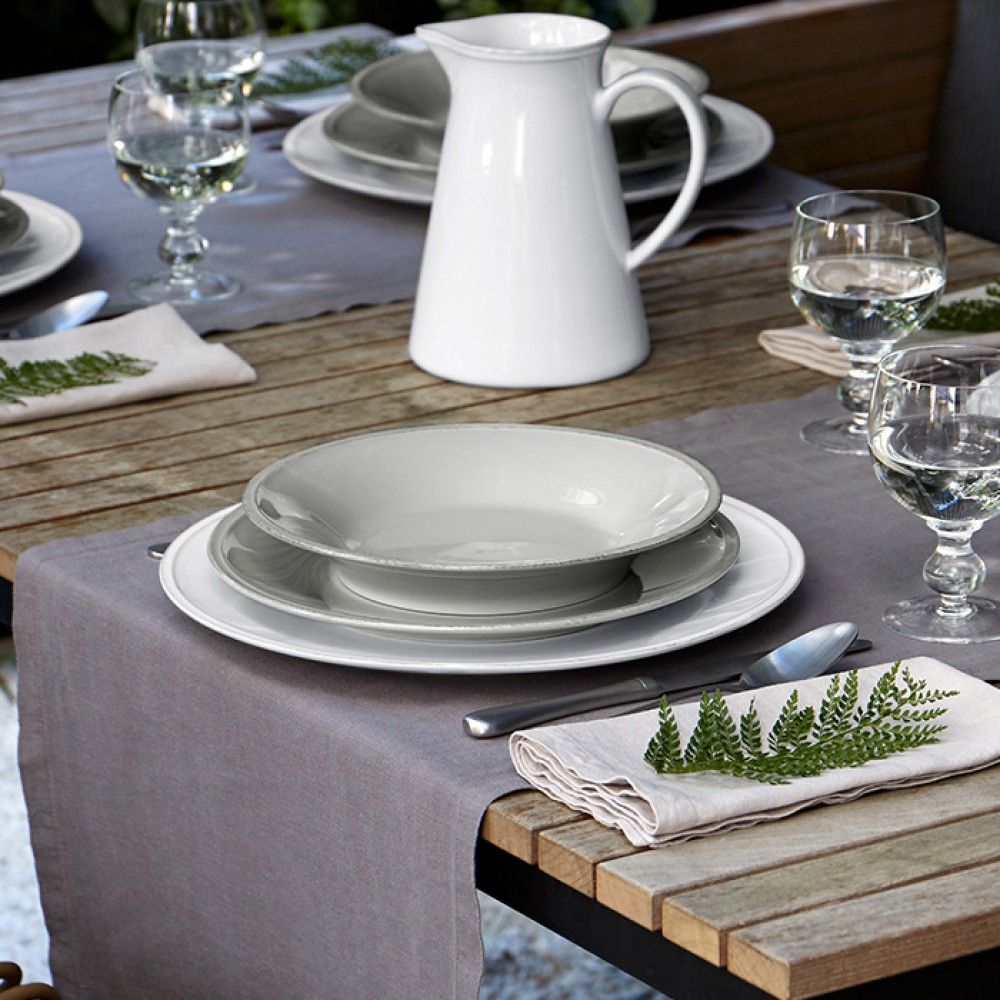 Friso Charger Plate Set - White