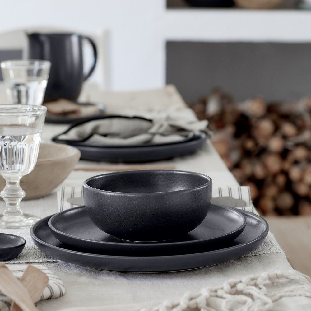 Pacifica 5pc Place Setting - Seed Grey