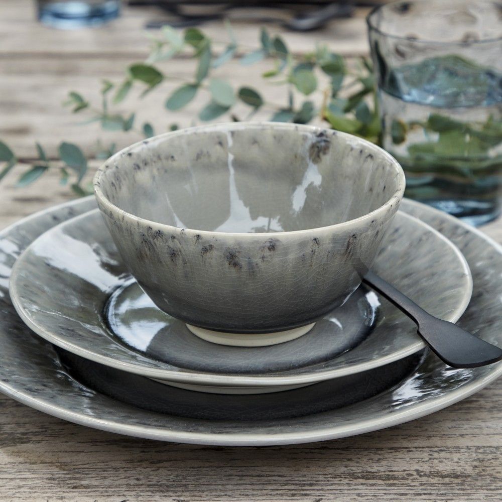 Madeira 5pc Place Setting - Grey