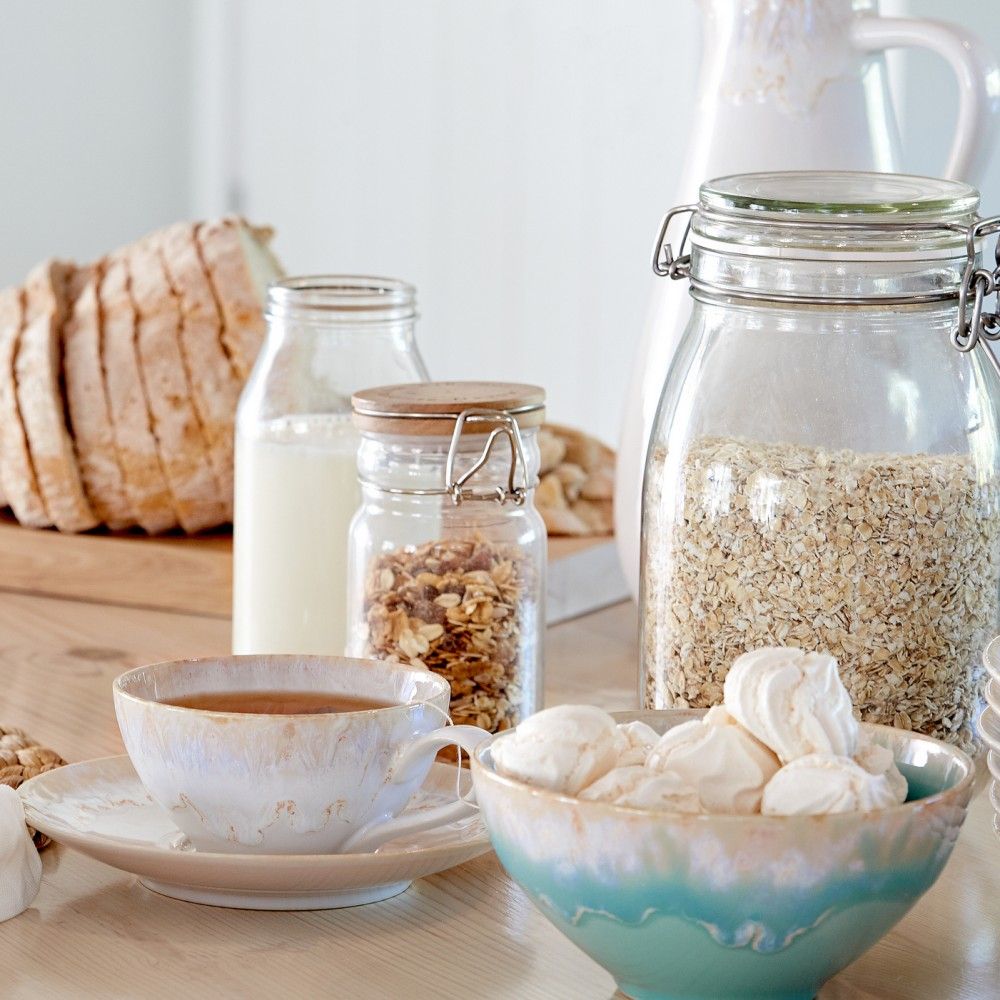 Taormina Tea Cup & Saucer Set - White