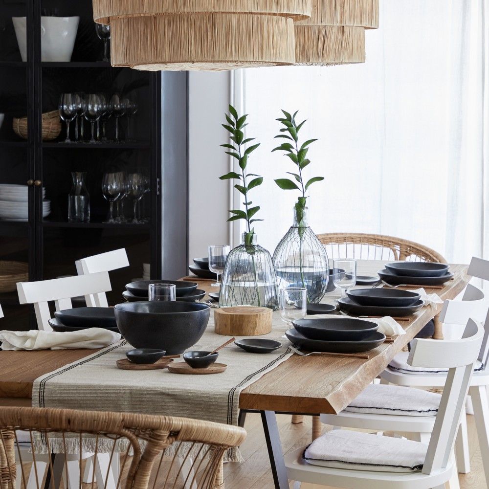 Livia Pasta Bowl Set - Matte Black