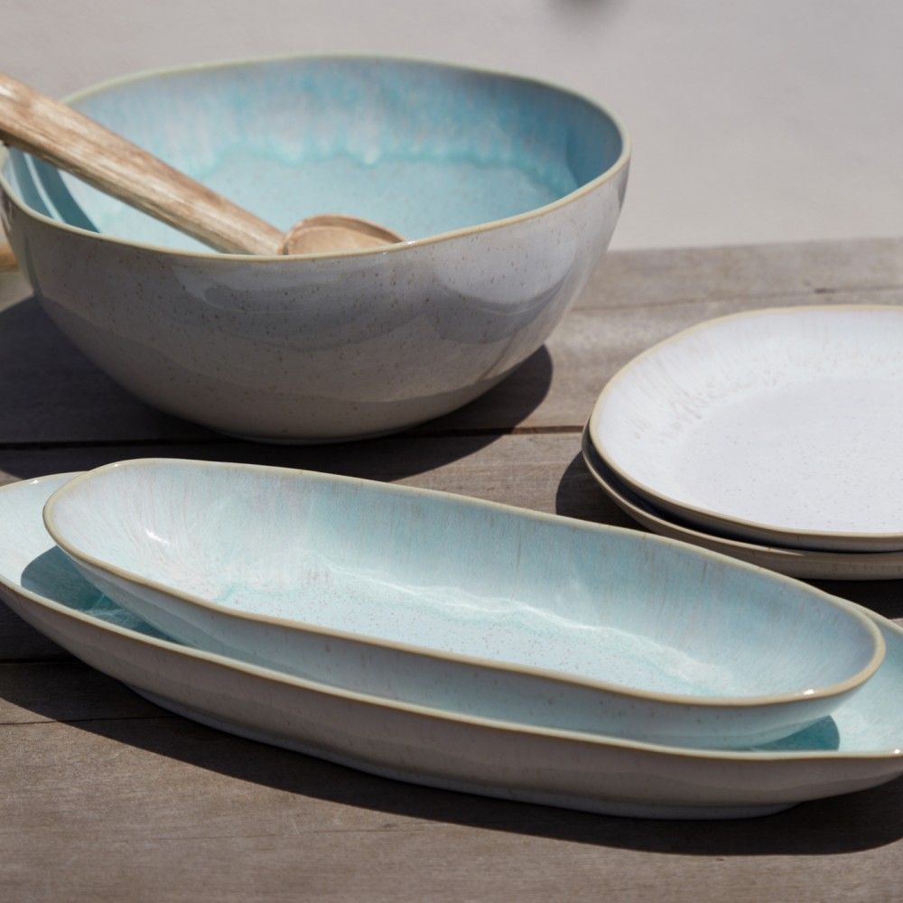 Eivissa Medium Oval Platter - Sea Blue