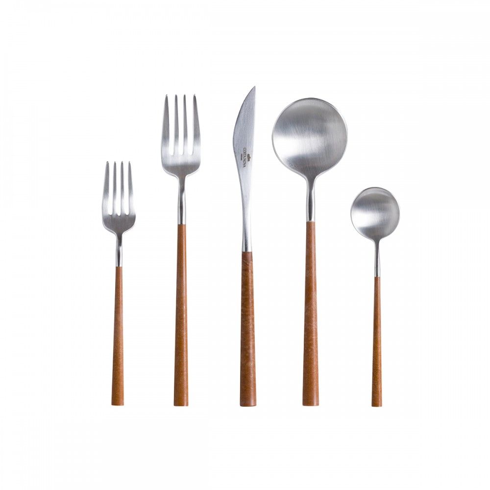 Mito Flatware 5pc Set - Wooden
