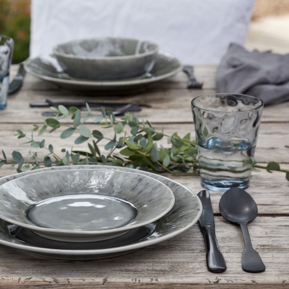 Madeira 5pc Place Setting - Grey