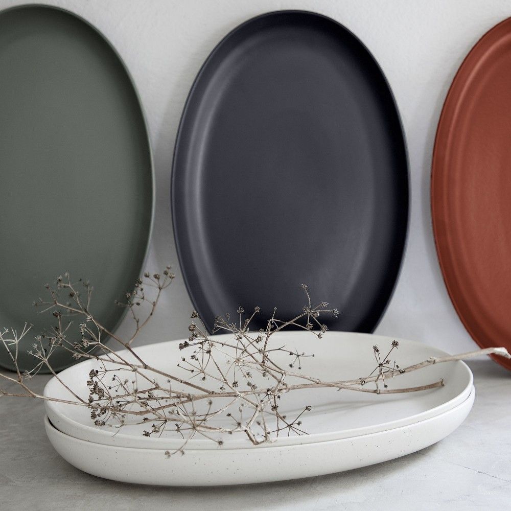 Pacifica Large Platter - Vanilla