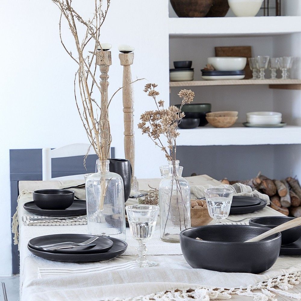 Pacifica 5pc Place Setting - Seed Grey