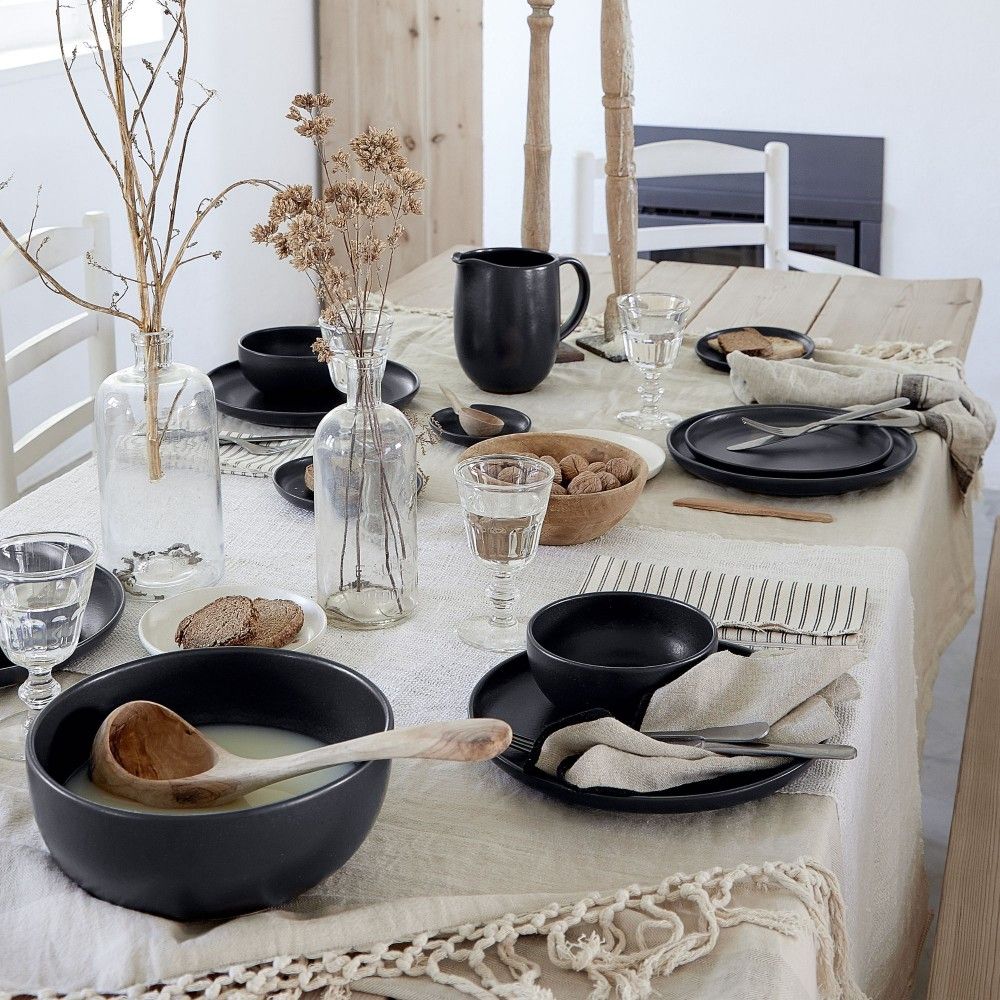 Pacifica 5pc Place Setting - Seed Grey