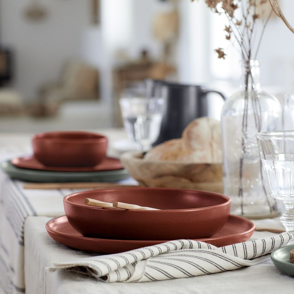 Pacifica Pasta Bowl Set - Cayenne