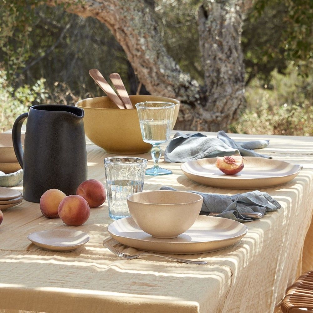 Livia Dinner Plate Set - Champagne