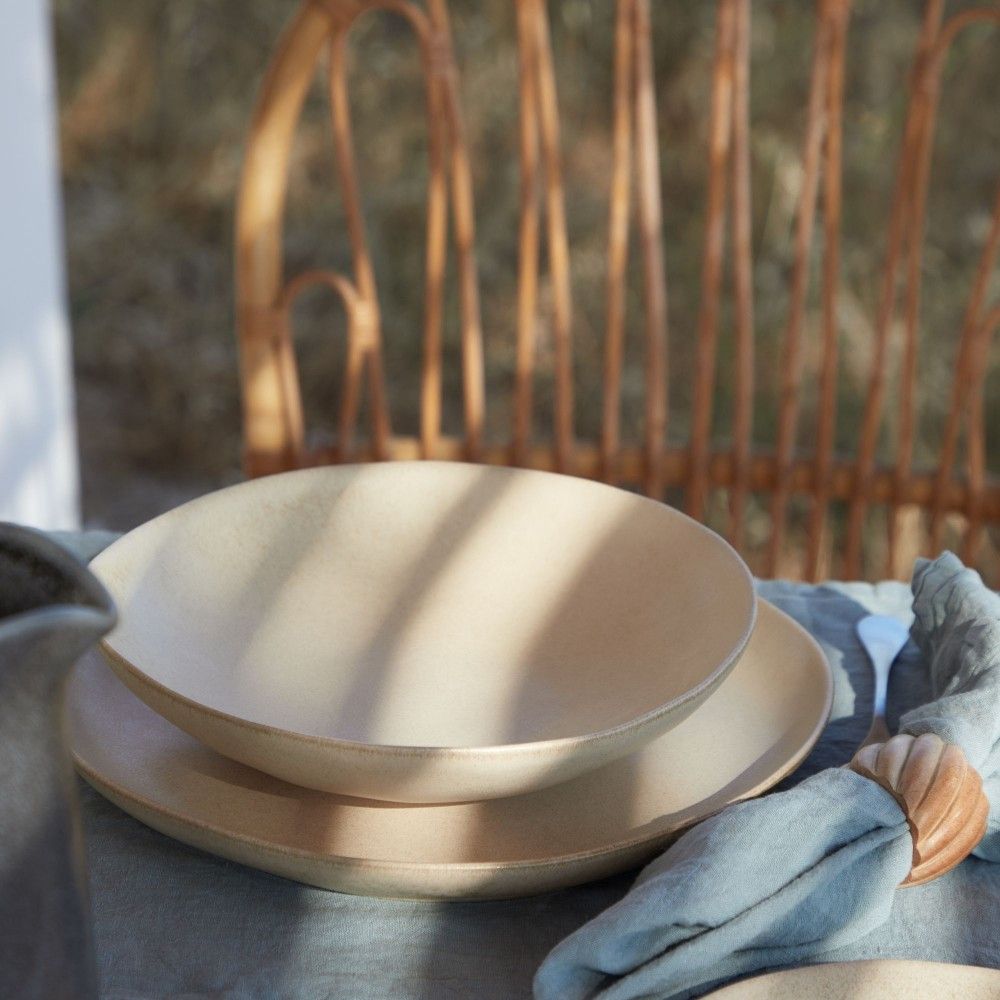 Livia Pasta Bowl Set - Champagne