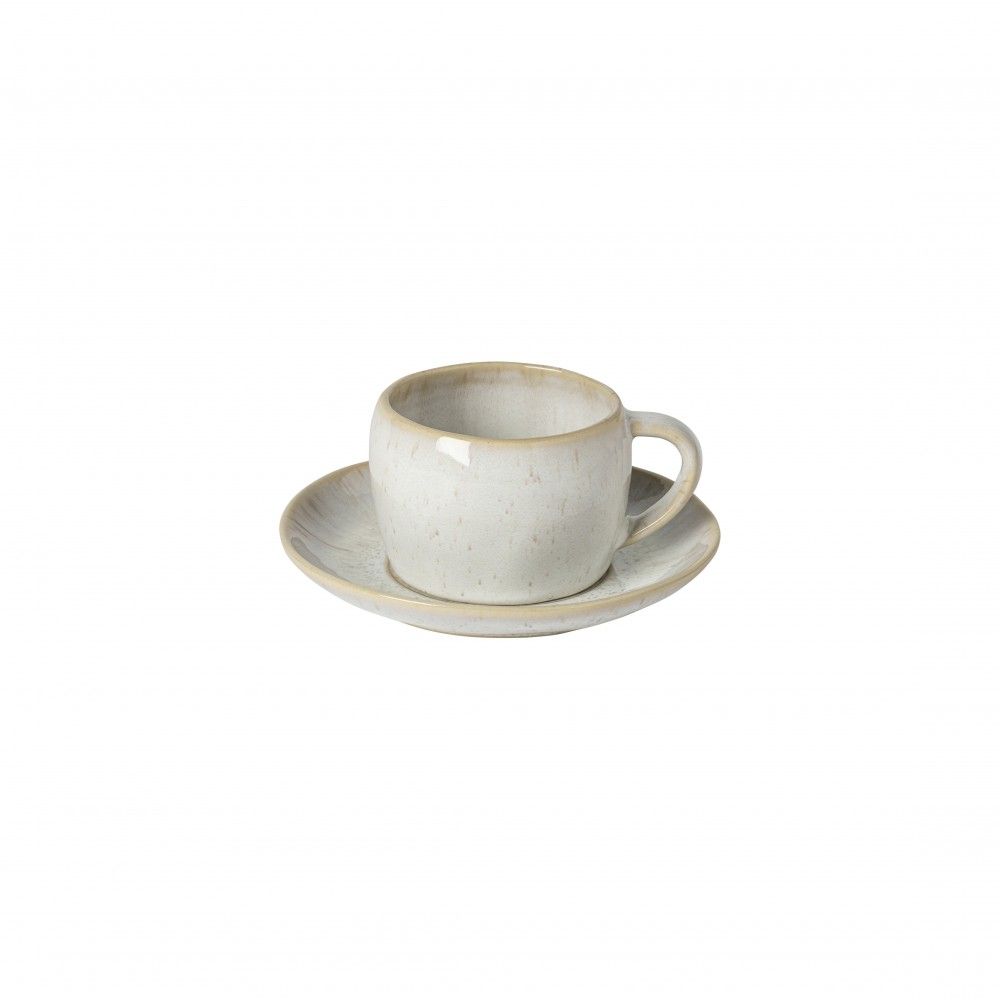 Eivissa Tea Cup & Saucer Set - Sand Beige