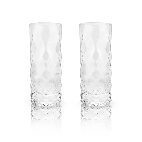 Raye Gem Crystal Highball Glasses