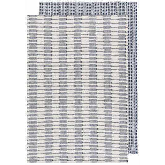 Abode Tea Towel Set - Midnight Blue
