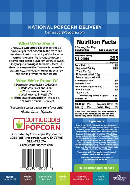 Bluberry Muffin Popcorn
