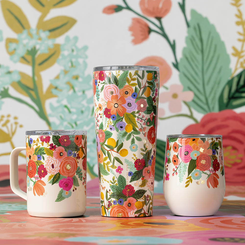 Rifle Paper Co x Corkcicle Travel Mug - Garden Party