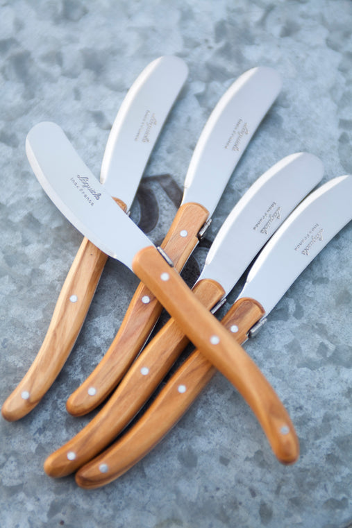 Laguiole Mini Spreader - Olivewood