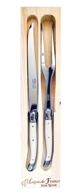 Laguiole Carving Set - Ivory