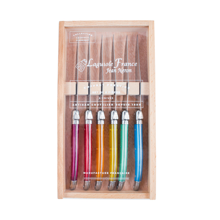 Laguiole Steak Knives - Rainbow