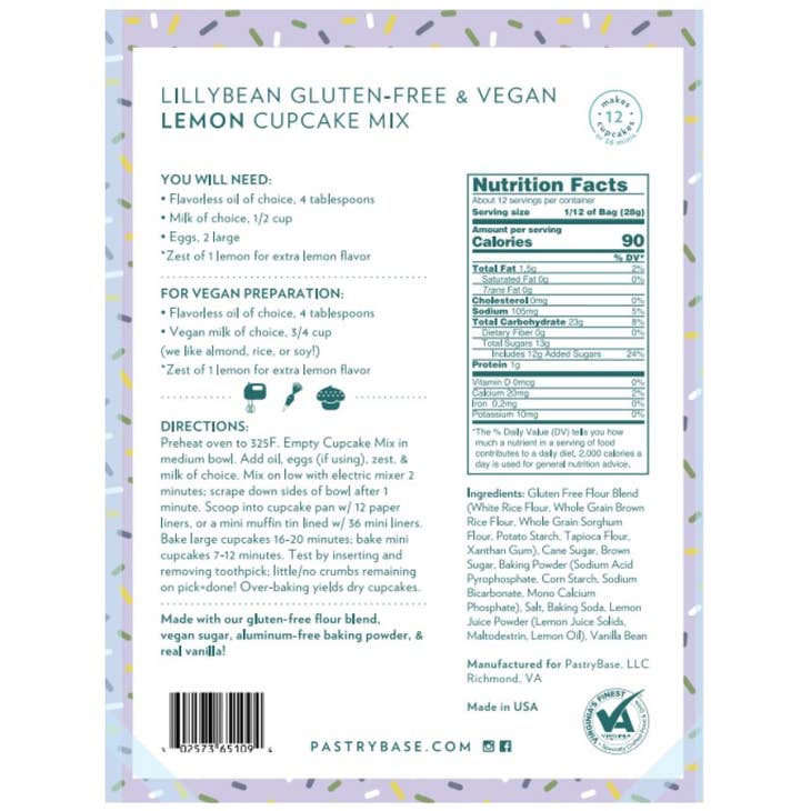 Cupcake Mix - Lemon