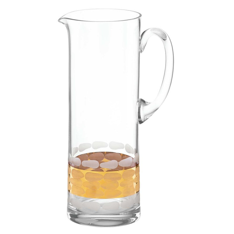 Truro Glass Pitcher - Gold