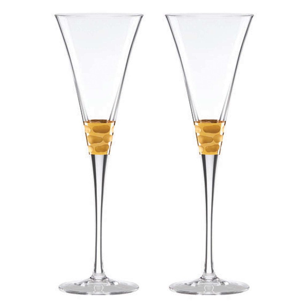 Truro Toasting Flute Set - Gold