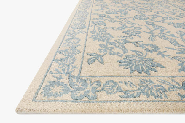 Rifle Paper Co x Loloi Arboretum Rug - Aviary Periwinkle