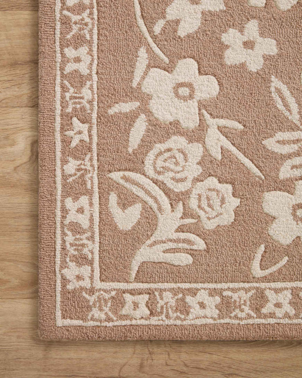 Rifle Paper Co x Loloi Arboretum Rug - Rose Garden Rust