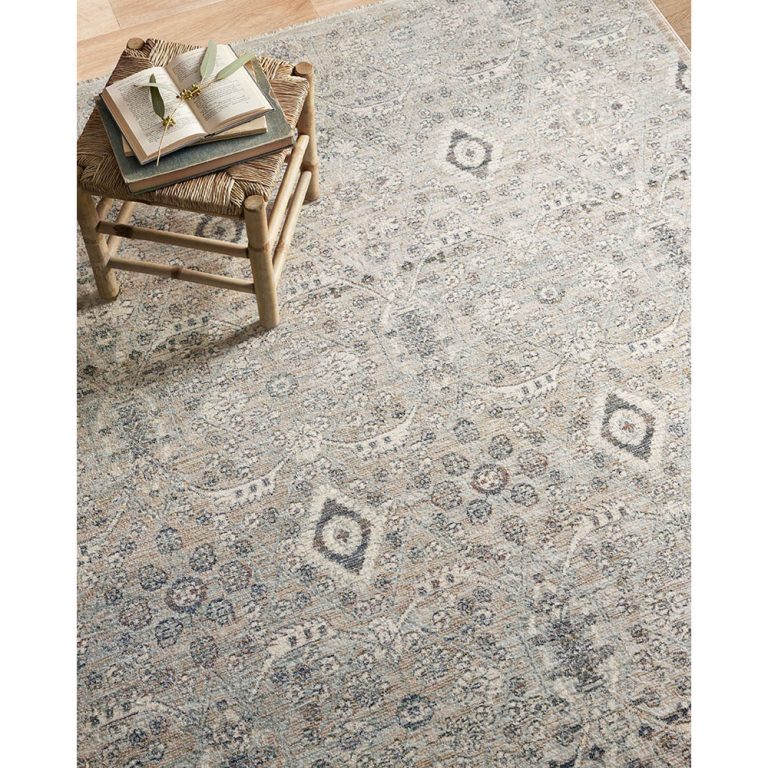 Amber Lewis x Loloi Zuma Rug - Silver Sky