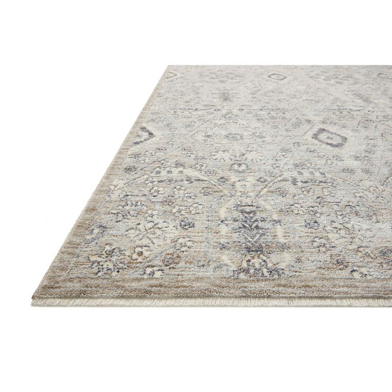 Amber Lewis x Loloi Zuma Rug - Silver Sky