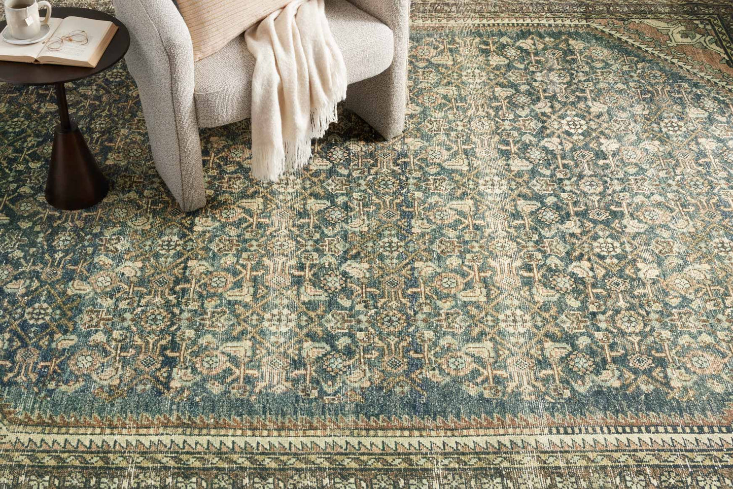 Magnolia Home x Loloi Banks Rug - Denim Clay